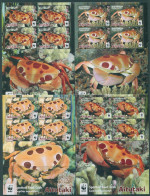 Aitutaki 2014 SG826S WWF Reef Crab Sheetlets MNH - Cook Islands