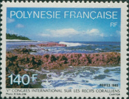 French Polynesia 1985 Sc#417,SG451 140f Coral Reefs MNH - Andere & Zonder Classificatie
