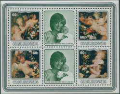 Cook Islands 1982 SG860 Christmas Children Charity MS MLH - Cookinseln