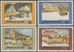 Norfolk Island 1988 SG452-455 Restored Convict Buildings Set MNH - Norfolk Island