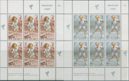 New Zealand 1972 SG989 Health Tennis Set Of 2 MS MNH - Other & Unclassified