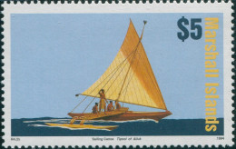 Marshall Islands 1993 SG511 $5 Canoe MNH - Marshallinseln