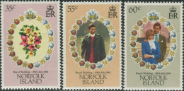 Norfolk Island 1981 SG262-264 Royal Wedding Set MNH - Norfolk Island