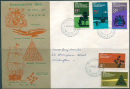 New Zealand 1972 SG978-982 Anniversaries Set On FDC - Autres & Non Classés