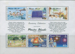 Pitcairn Islands 1991 SG389a Settlement Sheetlet MNH - Pitcairn Islands