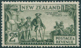 New Zealand 1935 SG568 2/- Olive-green Captain Cook MNH - Sonstige & Ohne Zuordnung