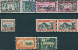 New Zealand 1940 SG616-625 Centennial Part Set Of 9 MLH - Sonstige & Ohne Zuordnung