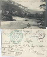 Carte De Militaire- 7e Sec De Cie & Ouvriers Détachement Principal D' AMBRONAY Ain - Cachet Rare - 1. Weltkrieg 1914-1918