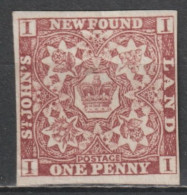 NEWFOUNDLAND - 1857 - YVERT N°1 (*) - COTE = 130 EUR - 1857-1861