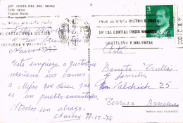 55349. Postal TORREMOLINOS (Malaga) 1978. Vista Calle Tipica De MIJAS, Costa Del Sol - Lettres & Documents