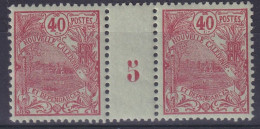 Nouvelle Calédonie             Paire Du 98 ** Millésime 5 - Unused Stamps