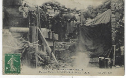 La Grande Guerre 1914 - 15  - Un Poste Francais A CARENCY ( Pas De Calais ) - Guerre 1914-18