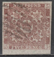 NEWFOUNDLAND - 1862 - YVERT N°15A OBLITERE - COTE = 150 EUR - 1857-1861