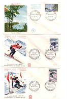 Enveloppes 1er Jour - 3 Enveloppes N° 1312 - 1326 - 1327  - (PORT OFFERT) VOIR SCAN - Sonstige & Ohne Zuordnung