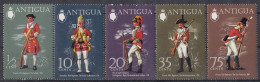 ANTIGUA 263-267,unused - Militaria