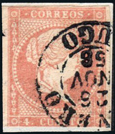 Lugo - Edi O 48 - 4 C.- Mat Fech. Tp. I "Vivero" - Used Stamps