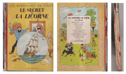 TINTIN Le Secret De La Licorne  B4   1950 - Hergé