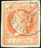 Lugo - Edi O 52 - 4 C.- Mat Fech. Tp. II "Vivero" - Used Stamps