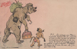 CPA VIMAR -  Ours Et Singe Humanisés - Publicité Potages Maggi - Vers 1905 - Autres & Non Classés