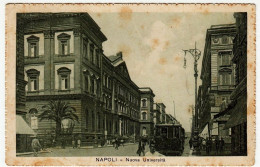 NAPOLI - NUOVA UNIVERSITA' - 1930 - TRAM - Vedi Retro - Formato Piccolo - Napoli (Neapel)