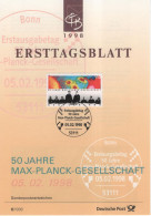 Germany Deutschland 1998-06 50 Jahre Max-Planck-Gesellschat, Canceled In Bonn - 1991-2000