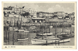 17  Royan -  Le Port Et Le Boulevard  Thiers - Royan