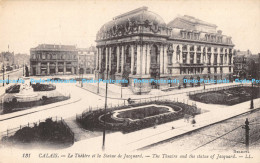 R177159 Calais. Le Theatre Et La Statue De Jacquard. The Theatre And The Statue - World