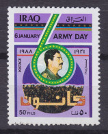 Iraq Irak 1988 Mi. 1372, 50 F Tag Der Armee Army Day Jour D'Armée Zahl '6' (o) - Iraq