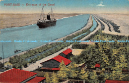R177165 Port Said. Entrance Of The Canal. The Cairo Post Card Trust. Ph. N. 0162 - Monde