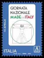 Italia Repubblica 2024 Giornata Nazionale Del Made In Italy MNH** Integro Valore 5,70 - 2021-...: Mint/hinged