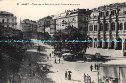 R177177 Alger. Place De La Republique Et Theatre Municipal - World