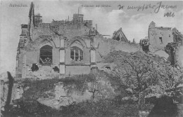 AUTRECHES - CHEVILLECOURT - Ruines De L'Eglise - Carte Allemande - Autres & Non Classés