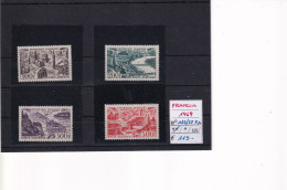 FRANCIA 1949 N°A24-A27 MNH - Unused Stamps
