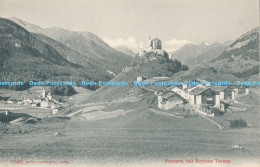 R177942 Fontana Mit Schloss Tarasp. Photoglob. No 7048 - World