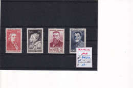 FRANCIA 1949 N°844-47 MNH - Unused Stamps