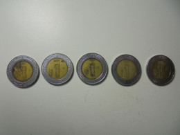 5 Mexiko Münzen: $1 1995, 1997, 2000, 2001 - Mexico
