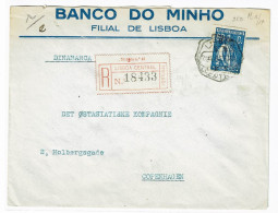 Portugal, 1926, # 245, Para Copenhagen - Covers & Documents