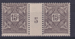 Mauritanie    Taxes  Paire Du 19 ** Millésime 5 - Unused Stamps