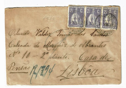 Portugal, 1918, # 211, Para Lisboa - Lettres & Documents