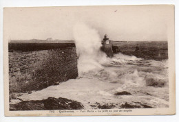 56 . Quiberon . Port Maria . La Jetée Un Jour De Tempête - Quiberon