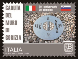 Italia Repubblica 2024 La Caduta Del Muro Di Gorizia, Nel 20° Anniversario MNH** Integro Valore 3,15 - 2021-...: Neufs