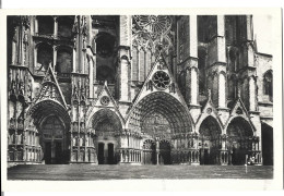 18 Bourges - La Catherale - Les 5 Portails De La Facade - Bourges