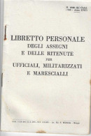 REGIO ESERCITO LIBRETTO PERSONALE 26° REGGIMENTO FANTERIA "BERGAMO" 1943 ENNA - Documents