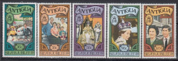 ANTIGUA 453-457,unused - Familles Royales