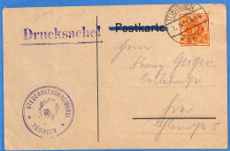 Allemagne Reich 1921 - Carte Postale De Tubingen - G34065 - Lettres & Documents