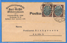 Allemagne Reich 1920 - Carte Postale De Wilhelshaven - G34060 - Covers & Documents