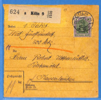 Allemagne Reich 1921 - Carte Postale De Koln - G34056 - Brieven En Documenten