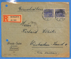 Allemagne Reich 1921 - Lettre Einschreiben De Dortmund - G34053 - Brieven En Documenten