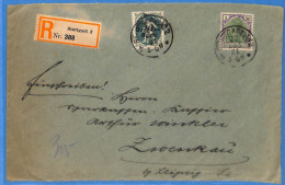 Allemagne Reich 1921 - Lettre Einschreiben De Stuttgart - G34052 - Lettres & Documents