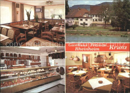 71596830 Rheinheim Gasthaus Pension Metzgerei Kranz - Autres & Non Classés